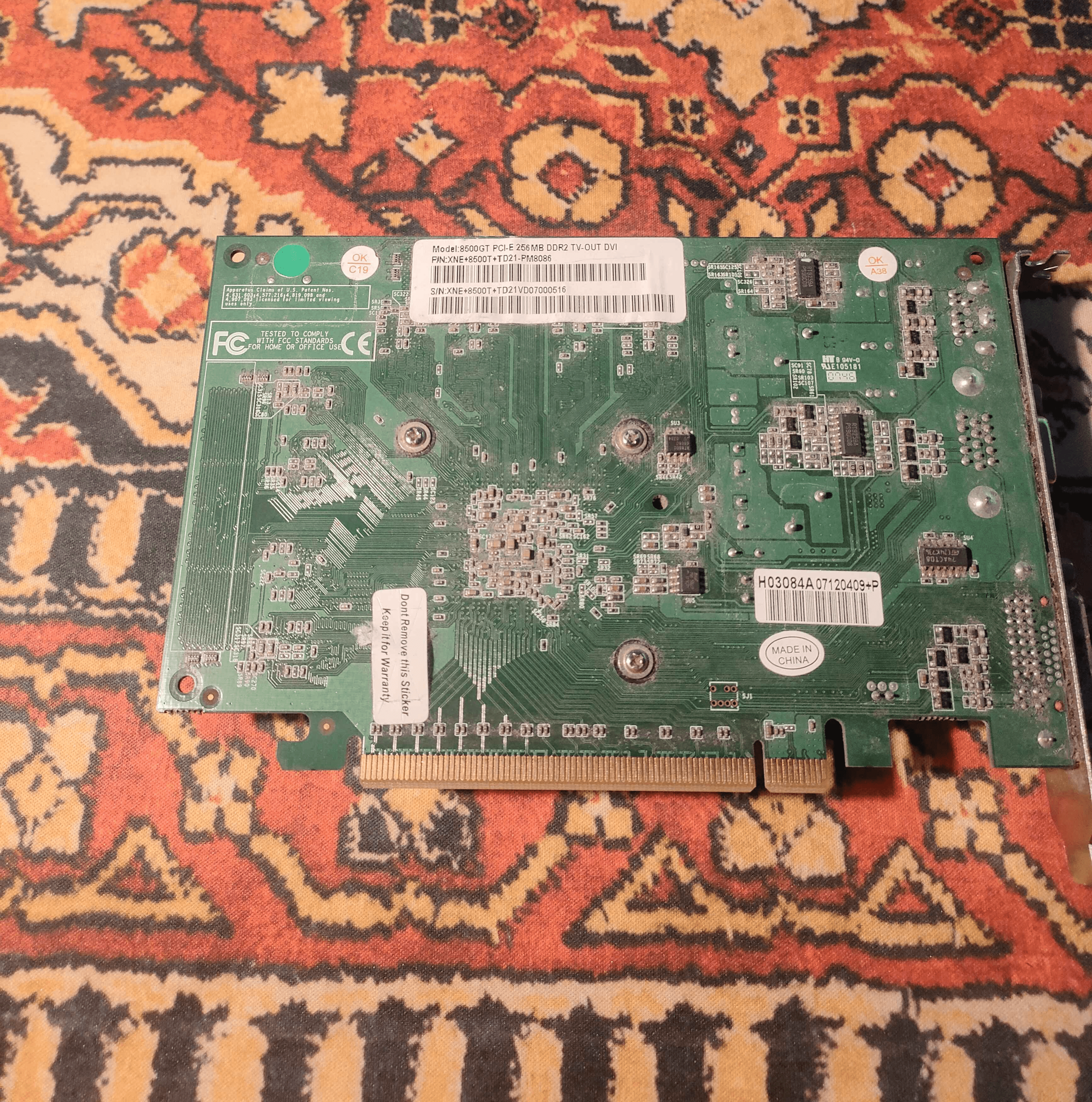 Karta graficzna Xfx Nvidia Geforce 8500 GT 256MB PCI‑E DDR2 TV‑Out DVI